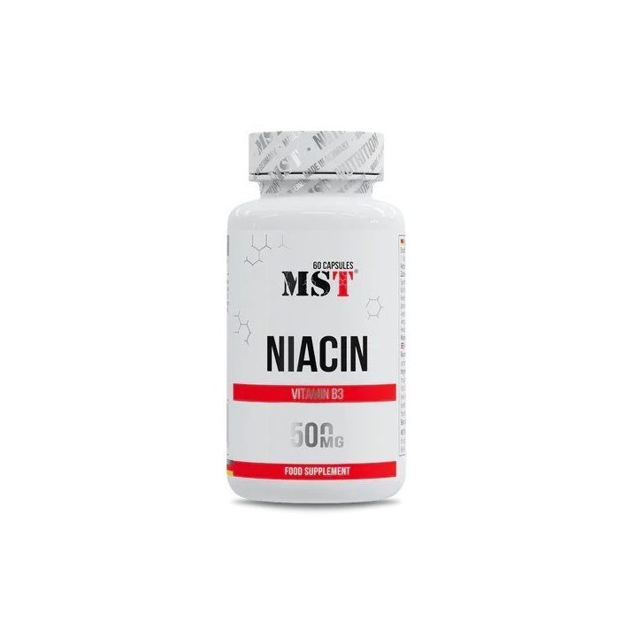 Niacino kapsulės MST 60 vnt.