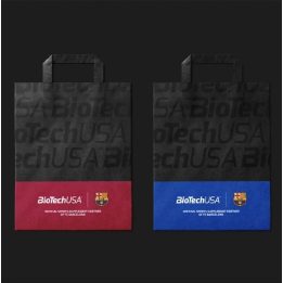 Vidutinio dydžio popierinis maišelis BioTechUSA FC Barcelona 250 vnt.