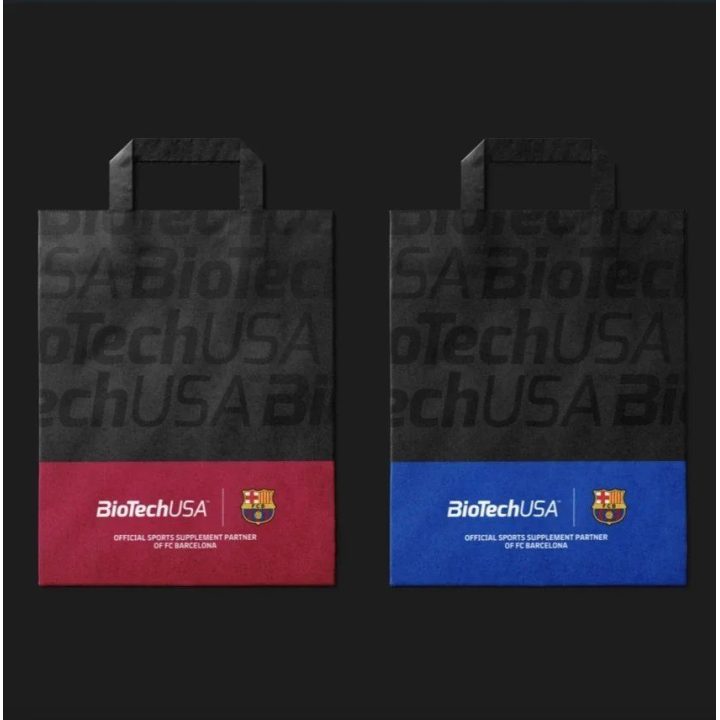 BioTechUSA FC Barcelona popierinis maišelis mažas, 250 vnt.