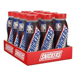 Baltyminis gėrimas Snickers High Protein 12 × 250 ml, pieniško šokolado, karamelės ir žemės riešutų skonio