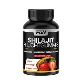 Shilajit vaisių guminukai FGN 60 vnt., braškių skonio