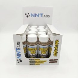 Pre-workout shot NNT Labs Extreme Pre 20 × 60 ml, rūgščių persikų skonio