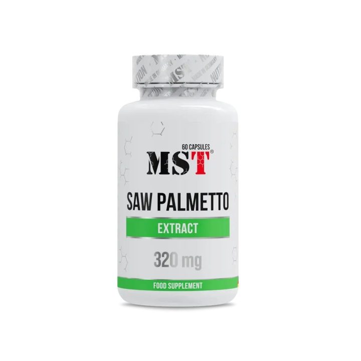 Saw palmetto kapsulės MST 60 kapsulių
