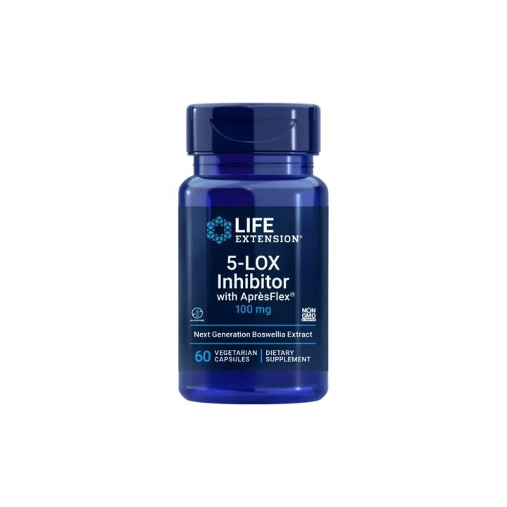Kapsulės su Bosvelijos ekstraktu Life Extension 5-LOX Inhibitor with AprèsFlex® 60 vnt.