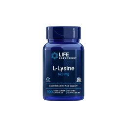 L-lizino kapsulės Life Extension 620 mg, 100 kapsulių
