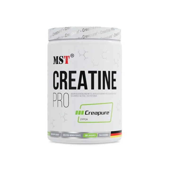 Kreatino monohidrato milteliai MST Creatin PRO Creapure 1000 g