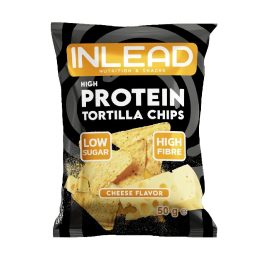 Baltyminiai traškučiai INLEAD High Protein 6 × 50 g, sūrio skonio