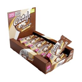 Baltyminiai batonėliai Chiefs Protein Bar 12 × 55 g, Double Choc skonio