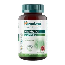 Maisto papildas guminukai Himalaya Healthy Gut 60 vnt., braškių skonio