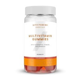 Multivitaminų guminukai MyProtein Essentials 30 vnt., braškių skonio