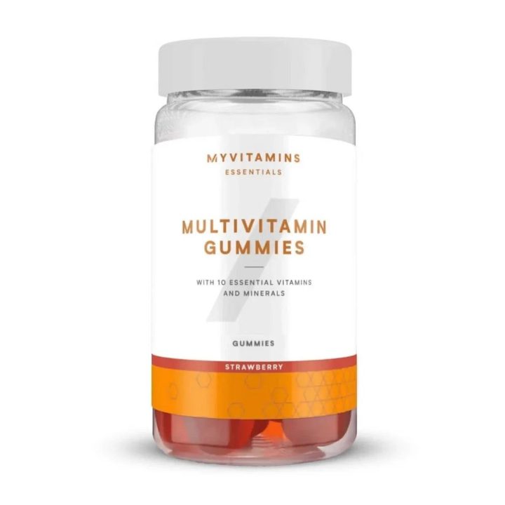 Multivitaminų guminukai MyProtein Essentials 30 vnt., braškių skonio