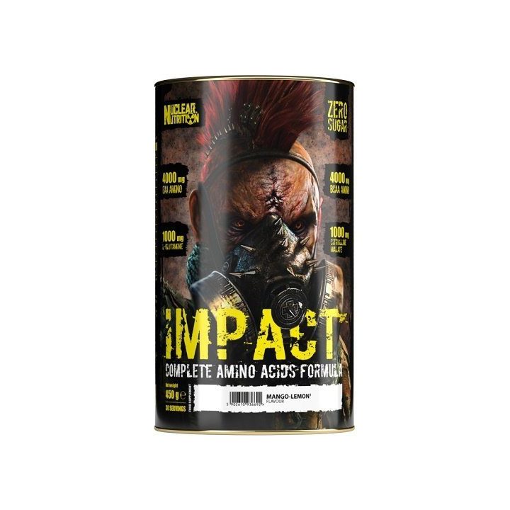 Amino rūgščių kompleksas Nuclear Nutrition Impact 450 g, mangų ir citrinų skonio