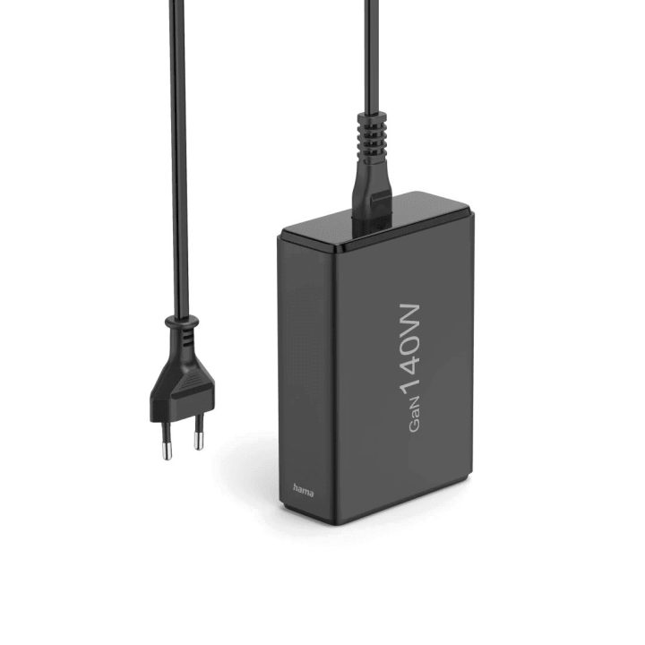 Hama 00201978 įkrovimo stotelė su 3 USB-C ir 2 USB-A, 140 W, juoda