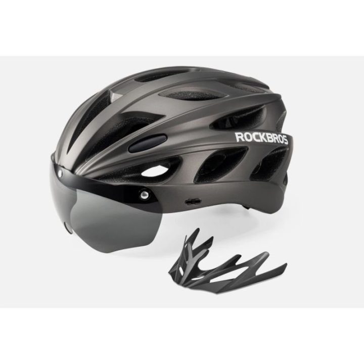 Dviračio šalmas Rockbros TT-16-001, pilkas