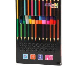 Dvipusiai spalvoti pieštukai Star Color 12=24 „Huifeng“
