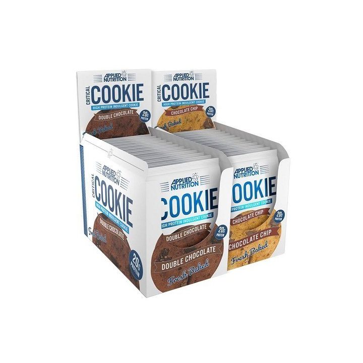 Baltyminis sausainis Applied Nutrition Critical Cookie 12 × 73 g, šokolado gabalėlių skonio