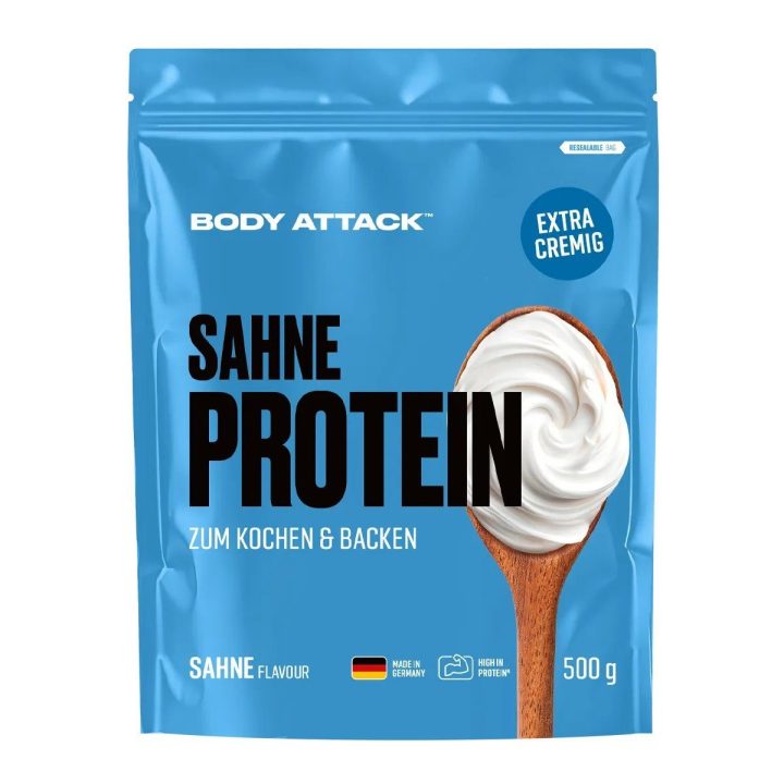 Baltymų grietinėlės pakaitalas Body Attack Sahne Protein 500 g