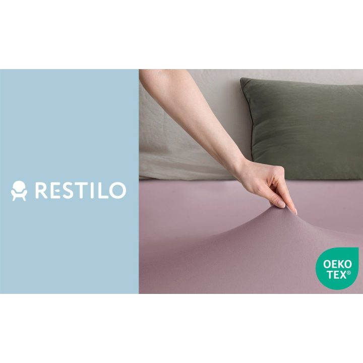 Paklodė su guma AmeliaHome 100–120 × 200 cm, šviesiai alyvinė