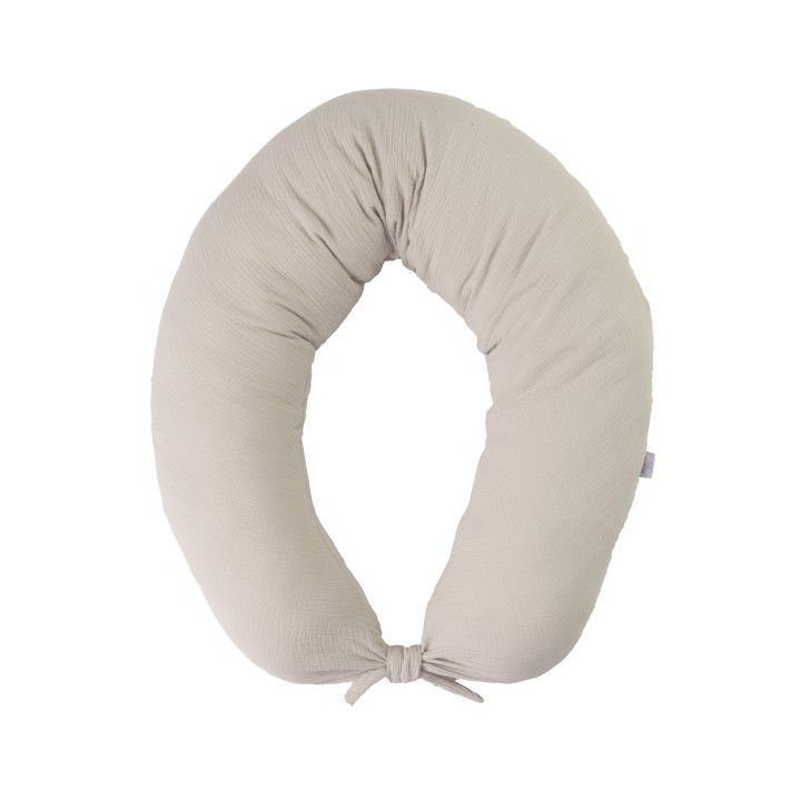 Maitinimo pagalvė MOON MUSLIN 260 cm, smėlio