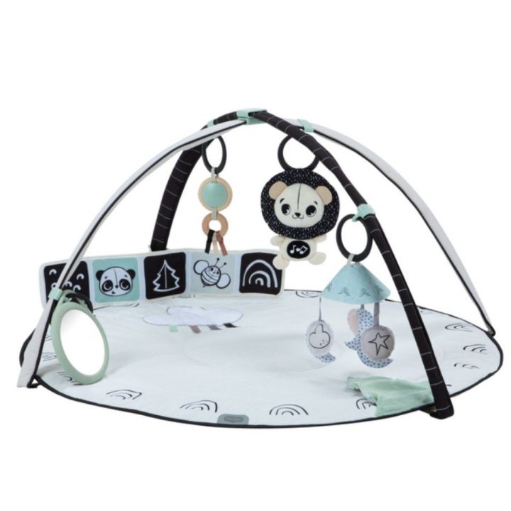 Tiny Love kontrastinis edukacinis kilimėlis 2 viename DECOR, juodai baltas