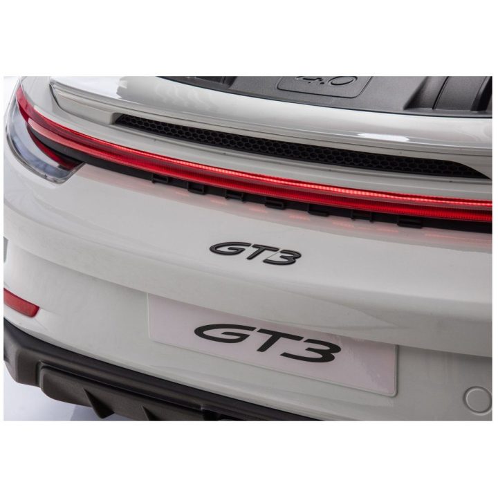 Baltas akumuliatorinis automobilis Porsche GT3 24V DK-P911