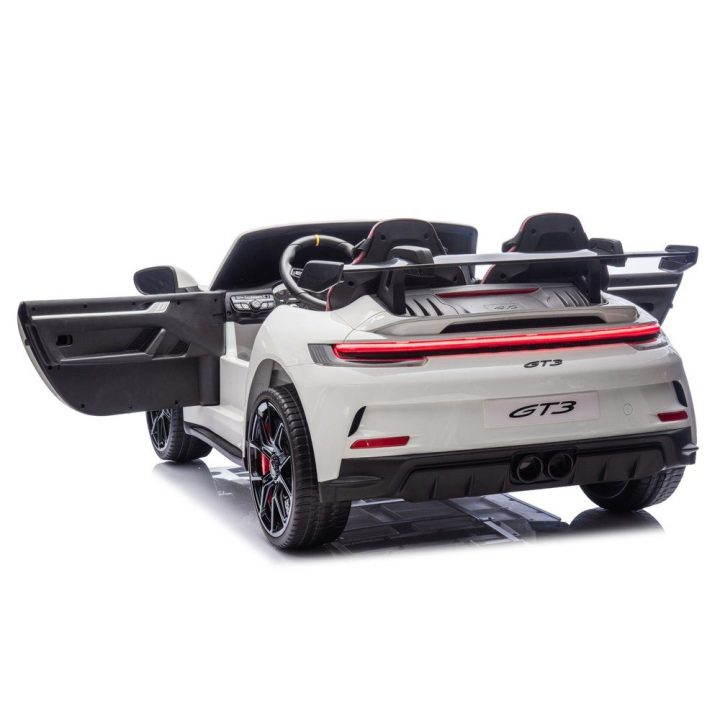 Baltas akumuliatorinis automobilis Porsche GT3 24V DK-P911