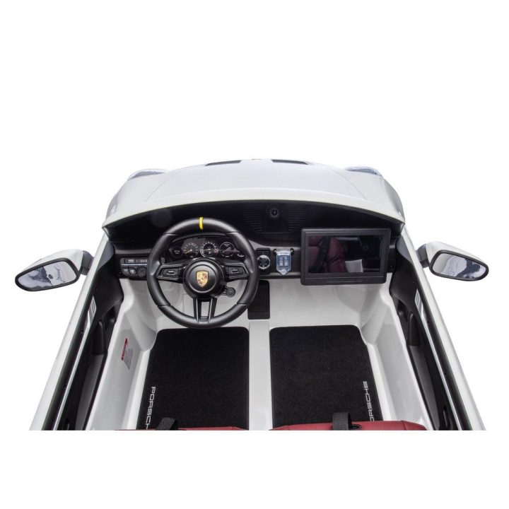 Baltas akumuliatorinis automobilis Porsche GT3 24V DK-P911