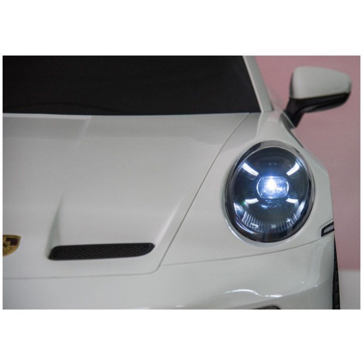 Baltas akumuliatorinis automobilis Porsche GT3 24V DK-P911