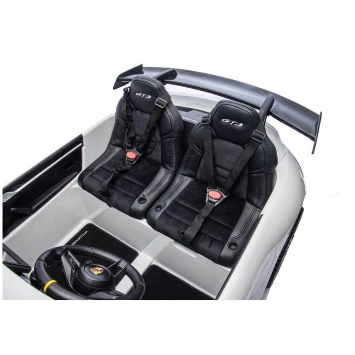 Baltas akumuliatorinis automobilis Porsche GT3 24V DK-P911