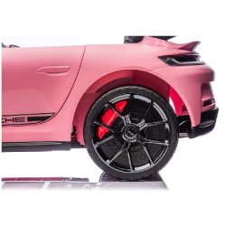Rožinis akumuliatorinis automobilis Porsche GT3 24 V DK-P911