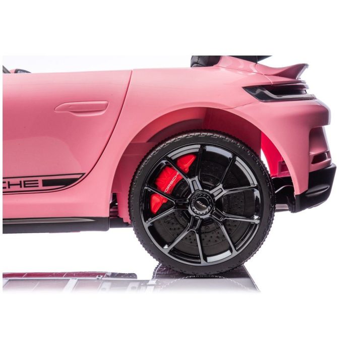 Rožinis akumuliatorinis automobilis Porsche GT3 24 V DK-P911