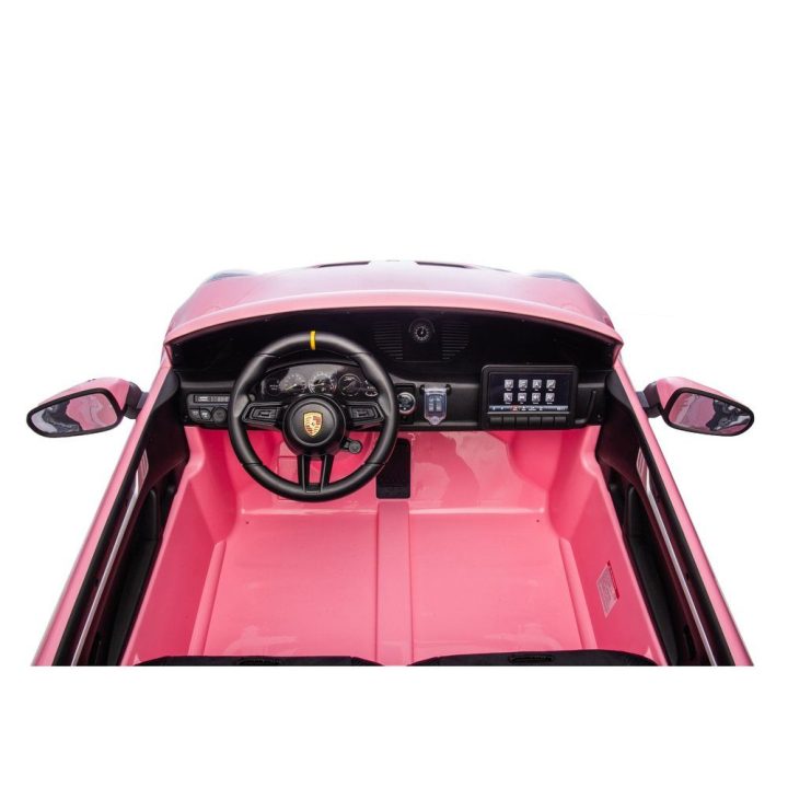 Rožinis akumuliatorinis automobilis Porsche GT3 24 V DK-P911