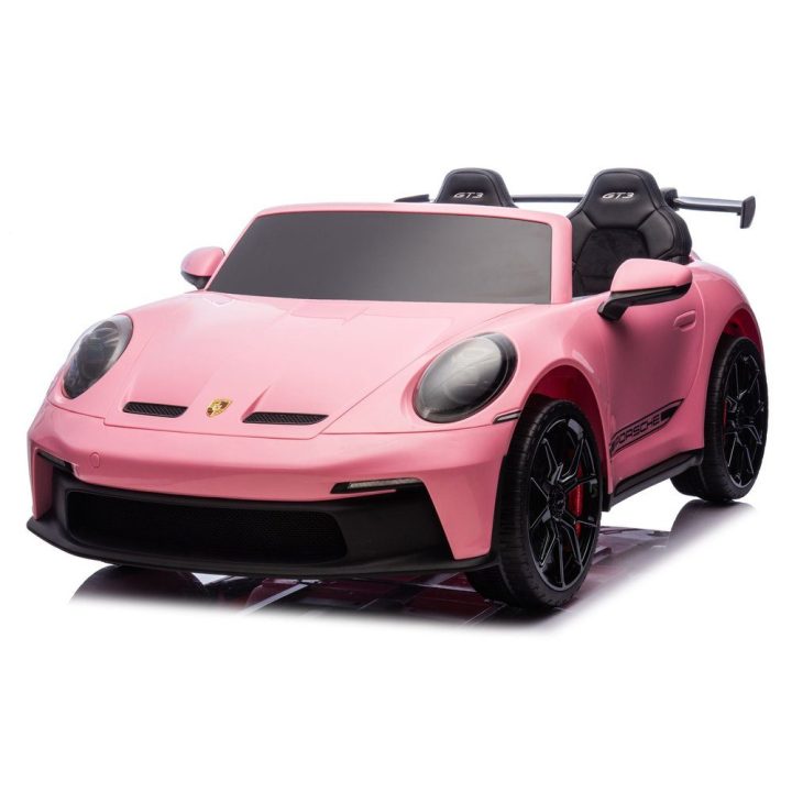 Rožinis akumuliatorinis automobilis Porsche GT3 24 V DK-P911