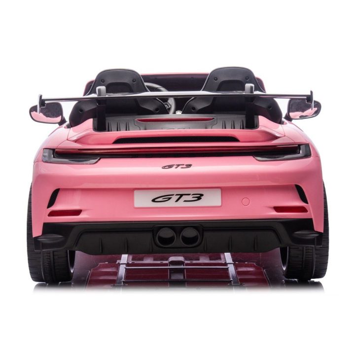 Rožinis akumuliatorinis automobilis Porsche GT3 24 V DK-P911