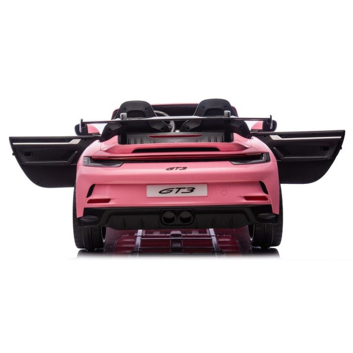 Rožinis akumuliatorinis automobilis Porsche GT3 24 V DK-P911