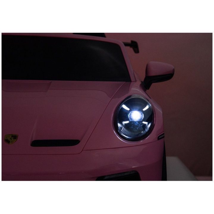 Rožinis akumuliatorinis automobilis Porsche GT3 24 V DK-P911