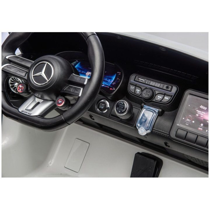 Mercedes AMG DK-GT63 24 V baltas akumuliatorinis automobilis vaikams