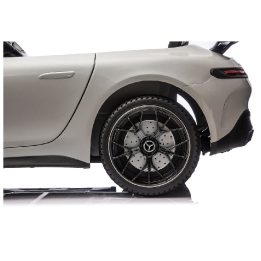Mercedes AMG DK-GT63 24 V akumuliatorinis automobilis, šviesiai pilkas