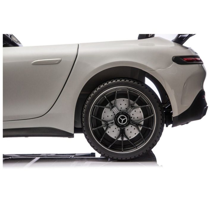 Mercedes AMG DK-GT63 24 V akumuliatorinis automobilis, šviesiai pilkas