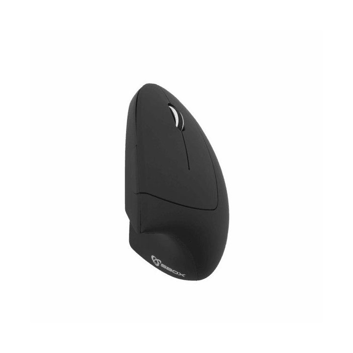 Sbox VM-065W vertikali belaidė pelė, juoda