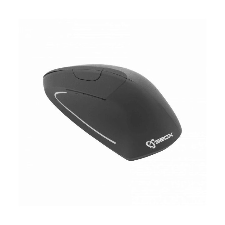 Sbox VM-065W vertikali belaidė pelė, juoda