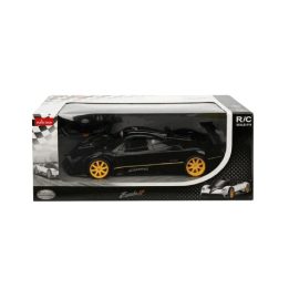 Juodas nuotoliniu būdu valdomas „Pagani Zonda“ žaislinis automobilis 1:14