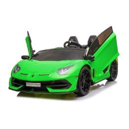 Žalias akumuliatorinis automobilis Lamborghini Aventador SX2028