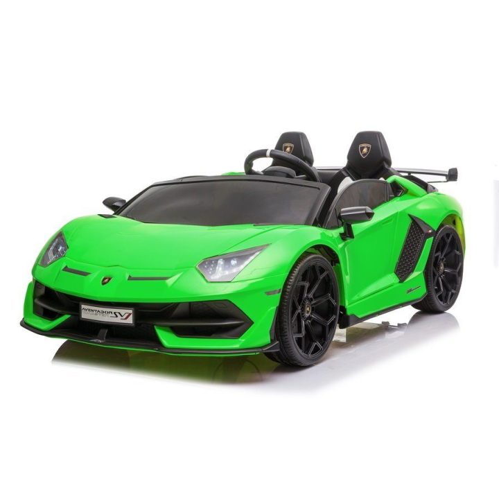 Žalias akumuliatorinis automobilis Lamborghini Aventador SX2028
