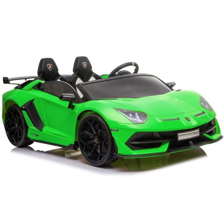 Žalias akumuliatorinis automobilis Lamborghini Aventador SX2028