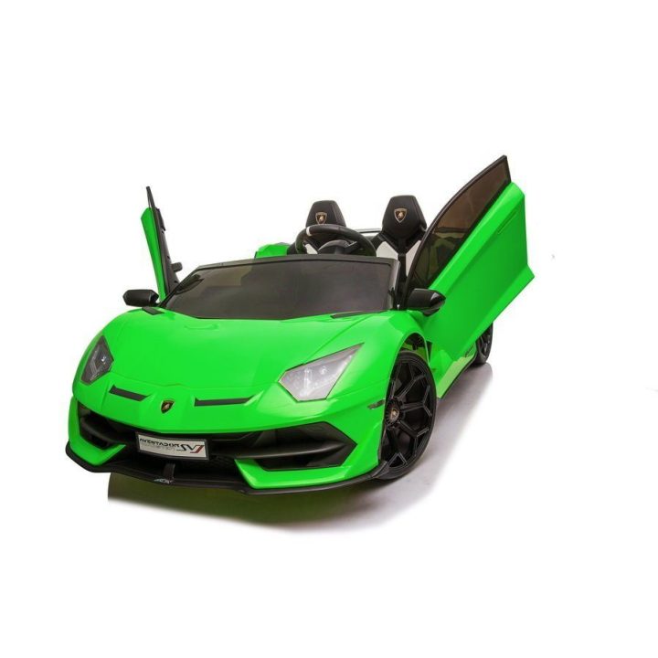 Žalias akumuliatorinis automobilis Lamborghini Aventador SX2028