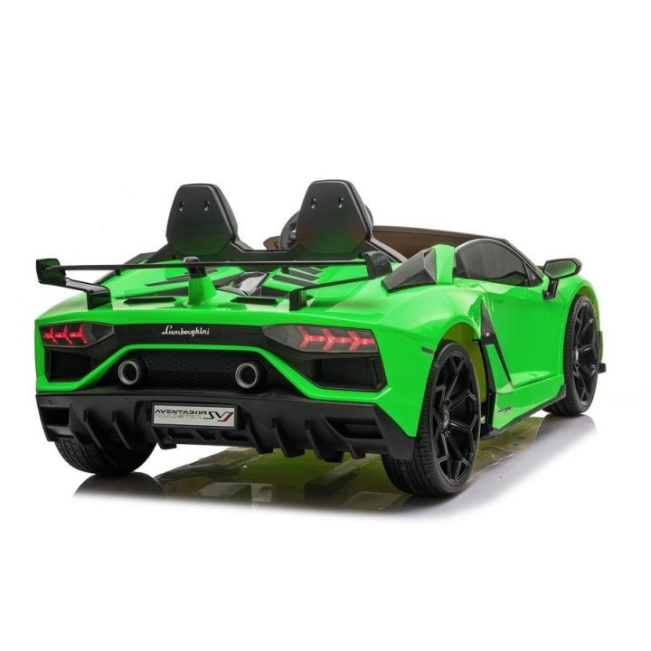 Žalias akumuliatorinis automobilis Lamborghini Aventador SX2028