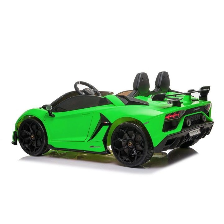 Žalias akumuliatorinis automobilis Lamborghini Aventador SX2028