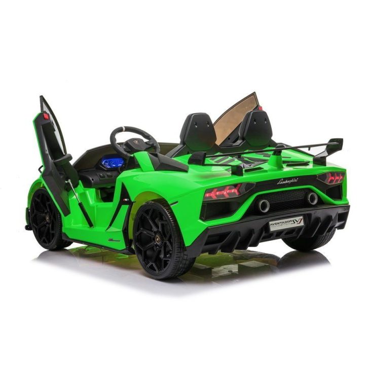 Žalias akumuliatorinis automobilis Lamborghini Aventador SX2028