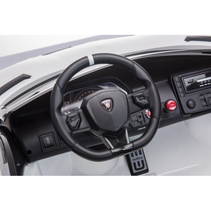 Žalias akumuliatorinis automobilis Lamborghini Aventador SX2028